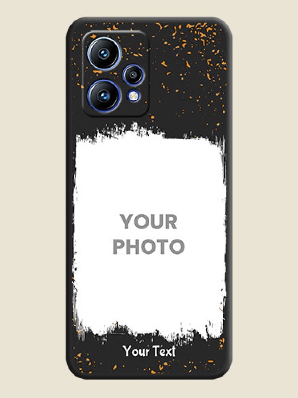 Custom Spray Free Design on Photo on Space Black Soft Matte Phone Cover - Realme 9 4G - alternate view