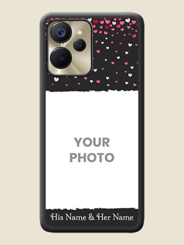 Custom Fall in Love with Your Partner  on Photo on Space Black Soft Matte Phone Cover - Realme 9i 5G - alternate view