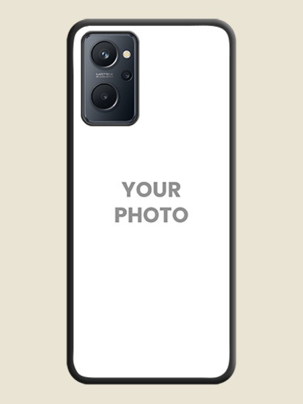 Custom Full Single Pic Upload On Space Black Personalized Soft Matte Phone Covers -Realme 9I - alternate view