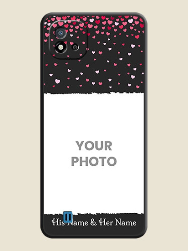 Custom Fall in Love with Your Partner  on Photo on Space Black Soft Matte Phone Cover - Realme C11 2021 - alternate view