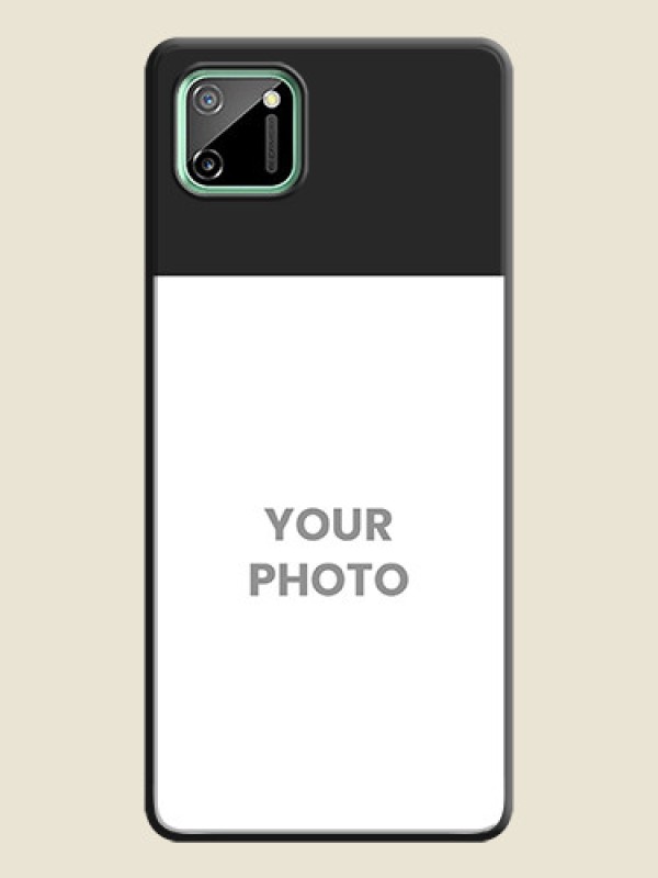 Custom Image Upload With Space Black Color On Custom Soft Matte Mobile Back Cover - Realme C11 - alternate view