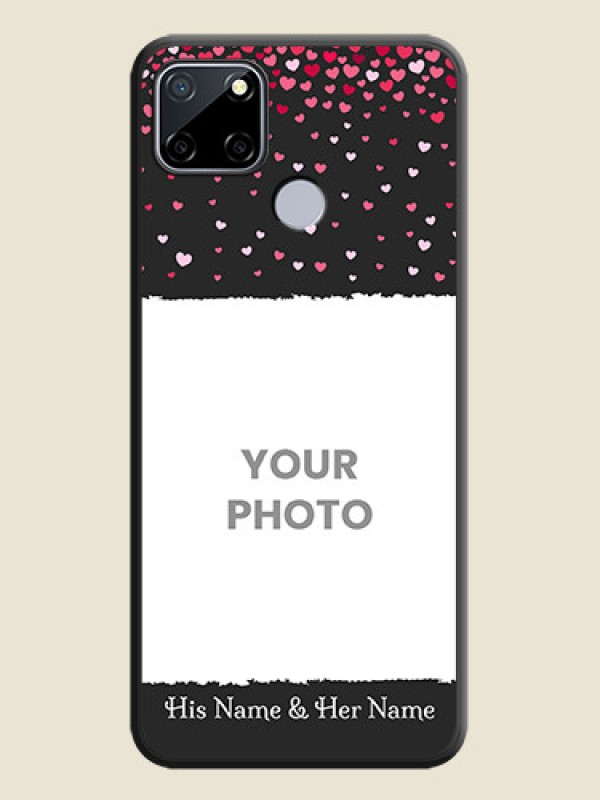 Custom Fall in Love with Your Partner  on Photo on Space Black Soft Matte Phone Cover - Realme C12 - alternate view