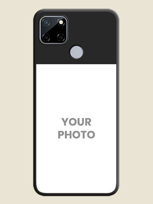 Custom Image Upload With Space Black Color On Custom Soft Matte Mobile Back Cover - Realme C12 - alternate view