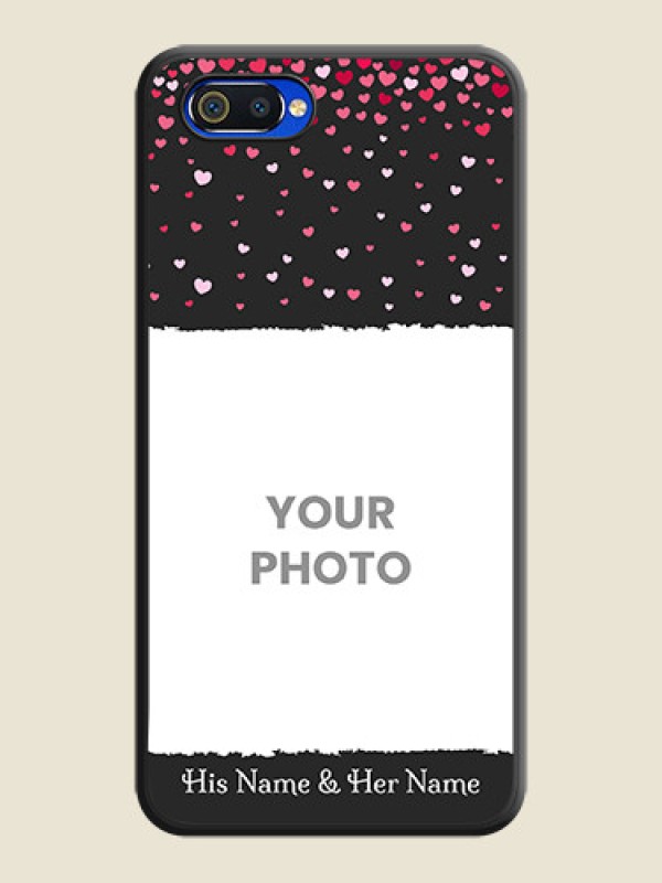 Custom Fall in Love with Your Partner  on Photo on Space Black Soft Matte Phone Cover - Realme C2 - alternate view