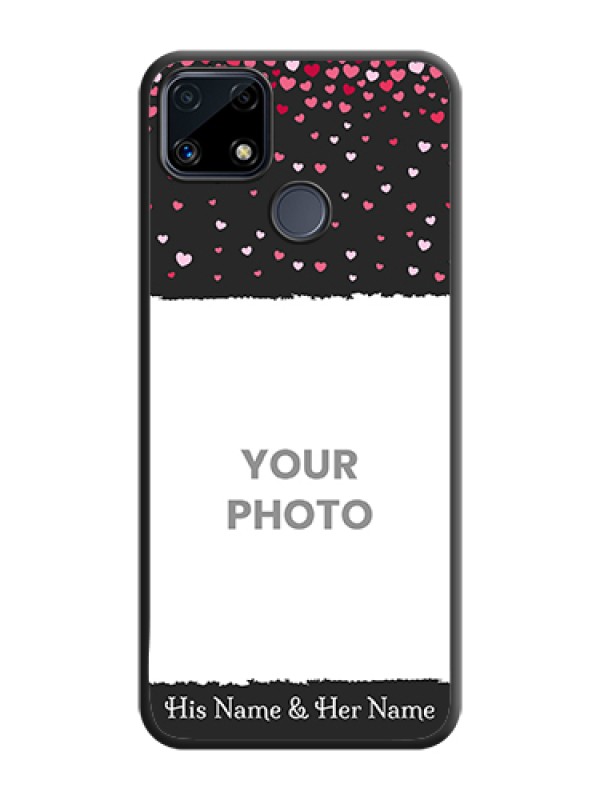 Custom Fall in Love with Your Partner  on Photo on Space Black Soft Matte Phone Cover - Realme C25 - alternate view