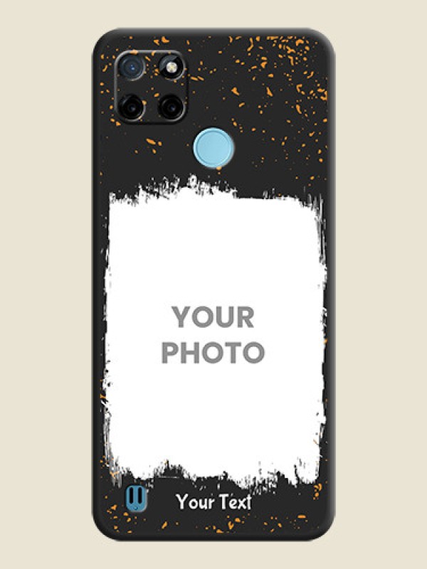 Custom Spray Free Design on Photo on Space Black Soft Matte Phone Cover - Realme C25_Y - alternate view