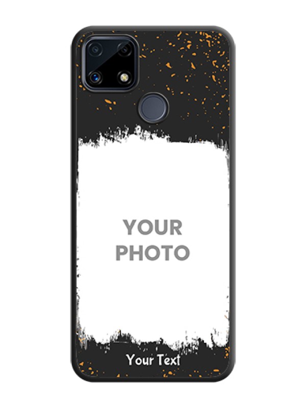 Custom Spray Free Design on Photo on Space Black Soft Matte Phone Cover - Realme C25s - alternate view
