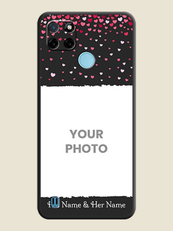 Custom Fall in Love with Your Partner  on Photo on Space Black Soft Matte Phone Cover - Realme C25Y - alternate view