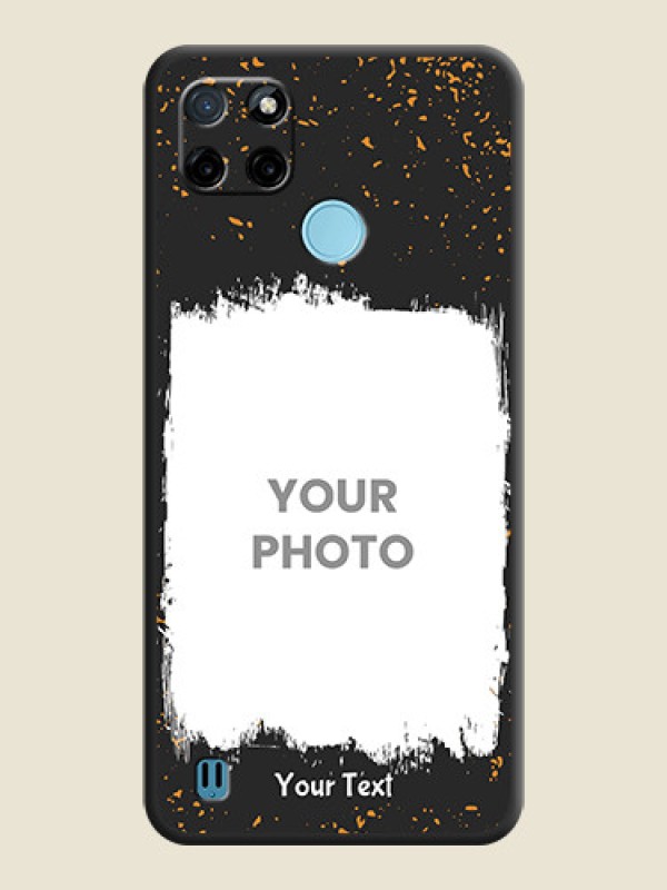 Custom Spray Free Design on Photo on Space Black Soft Matte Phone Cover - Realme C25Y - alternate view