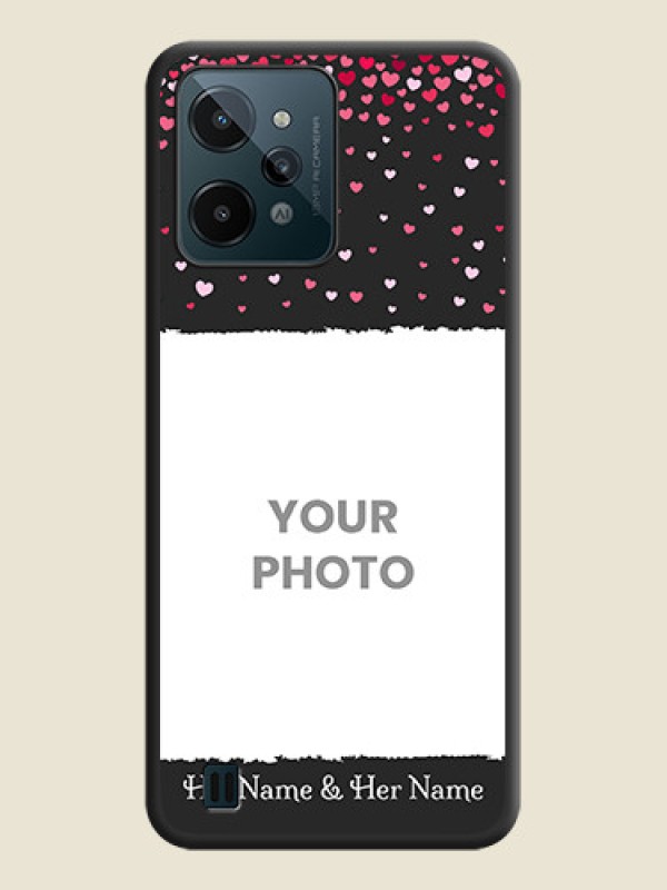 Custom Fall in Love with Your Partner  on Photo on Space Black Soft Matte Phone Cover - Realme C31 - alternate view