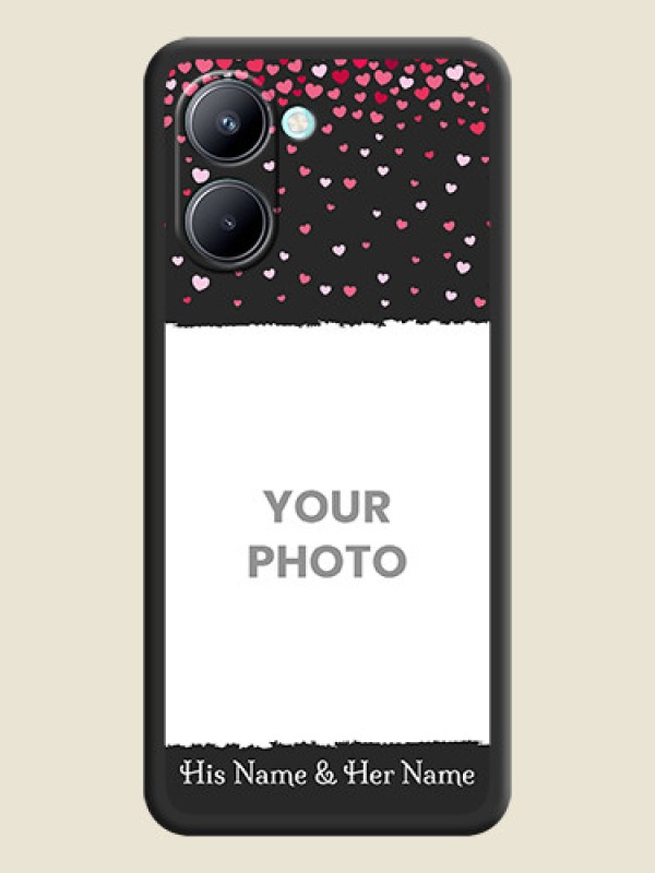 Custom Fall in Love with Your Partner  on Photo on Space Black Soft Matte Phone Cover - Realme C33 2023 - alternate view