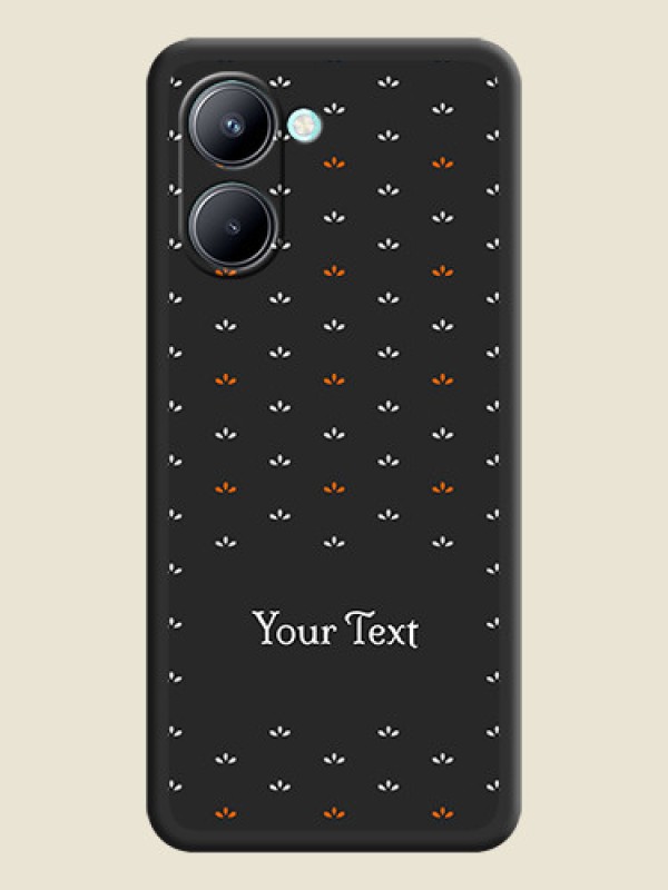 Custom Simple Pattern With Custom Text On Space Black Personalized Soft Matte Phone Covers -Realme C33 2023 - alternate view