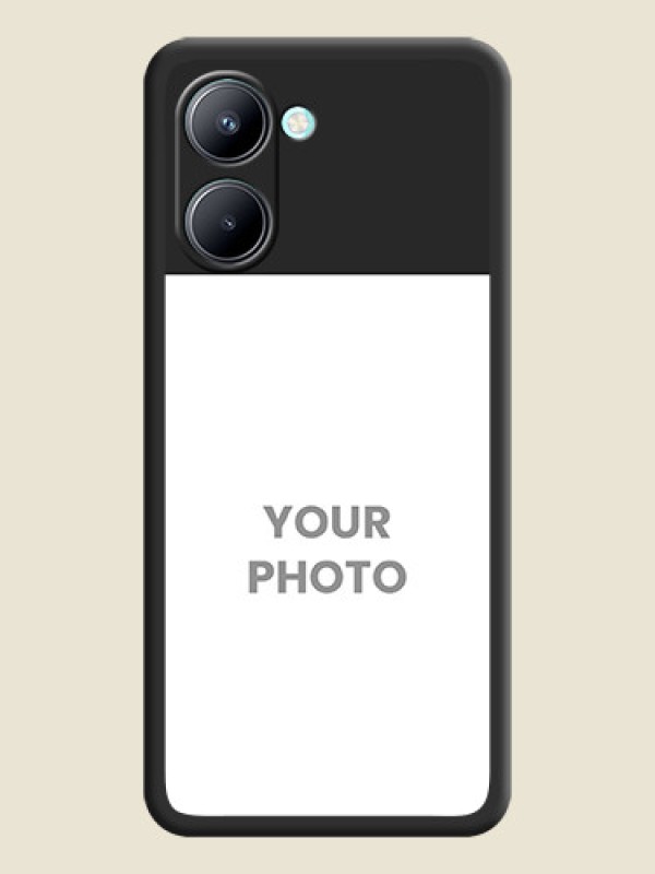 Custom Image Upload With Space Black Color On Custom Soft Matte Mobile Back Cover - Realme C33 2023 - alternate view
