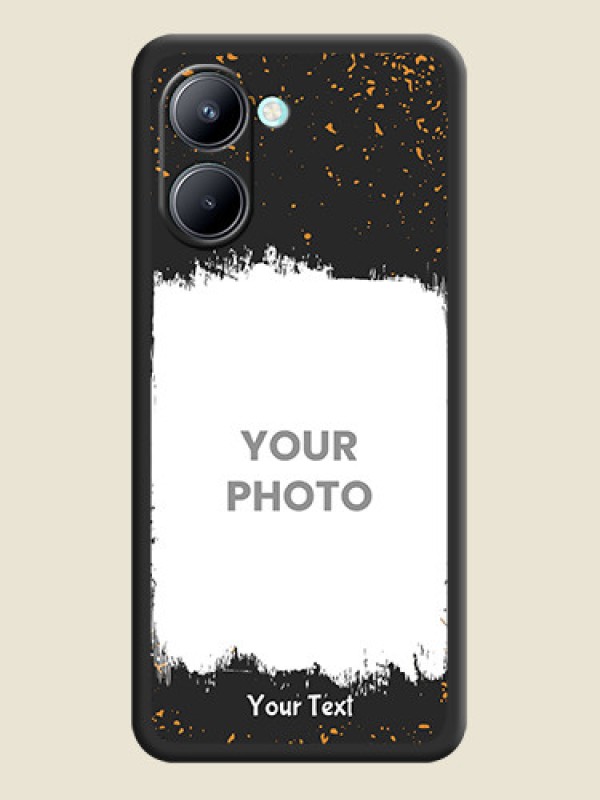 Custom Spray Free Design on Photo on Space Black Soft Matte Phone Cover - Realme C33 - alternate view