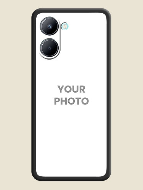 Custom Full Single Pic Upload On Space Black Personalized Soft Matte Phone Covers -Realme C33 - alternate view