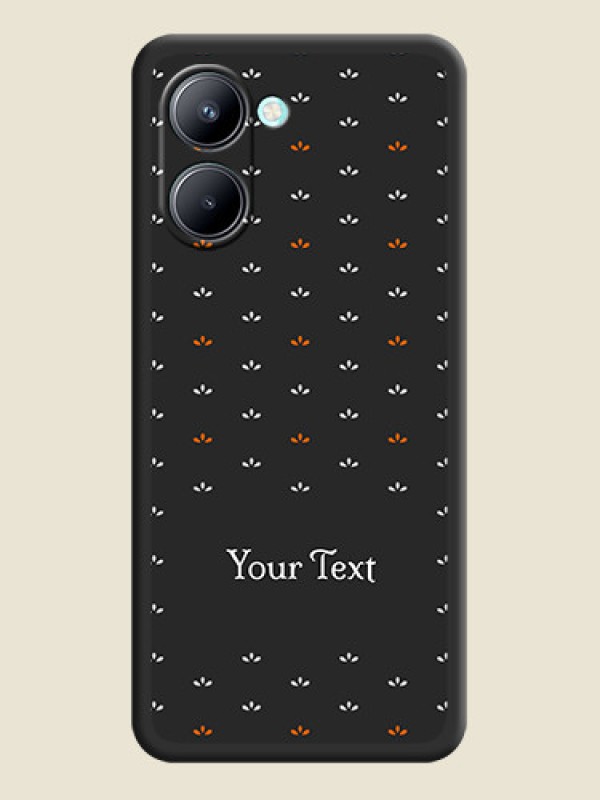 Custom Simple Pattern With Custom Text On Space Black Personalized Soft Matte Phone Covers -Realme C33 - alternate view