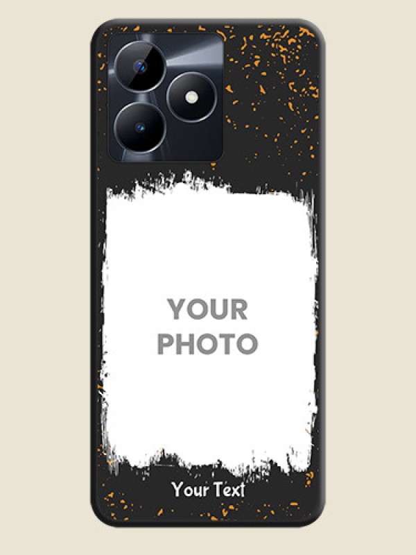 Custom Spray Free Design - Photo on Space Black Soft Matte Phone Cover - Realme C31 - alternate view
