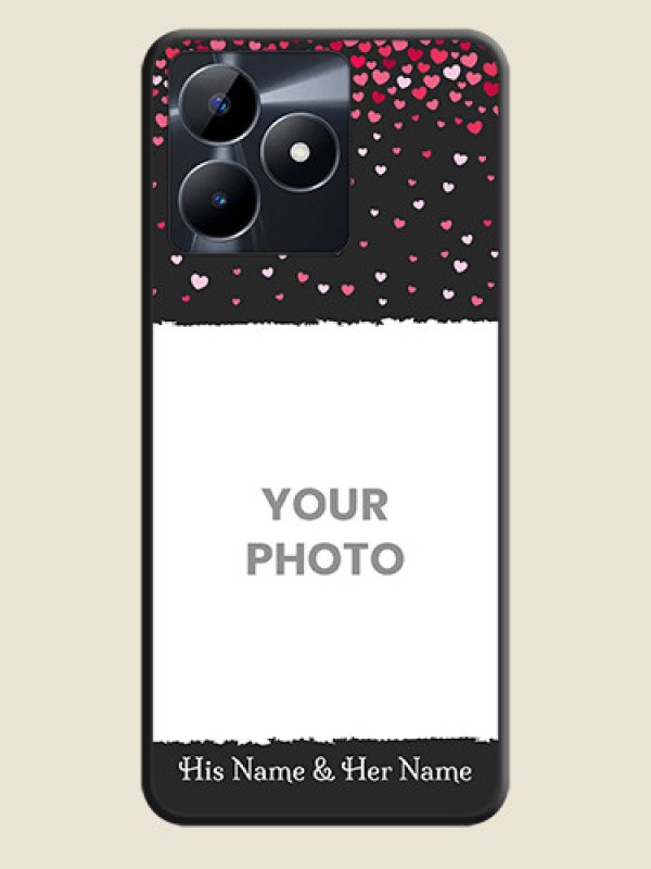 Custom Fall in Love with Your Partner - Photo on Space Black Soft Matte Phone Cover - Realme C53 - alternate view