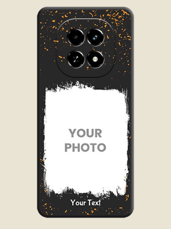 Custom Spray Free Design on Photo On Space Black Custom Soft Matte Mobile Back Cover - Realme C63 5G - alternate view