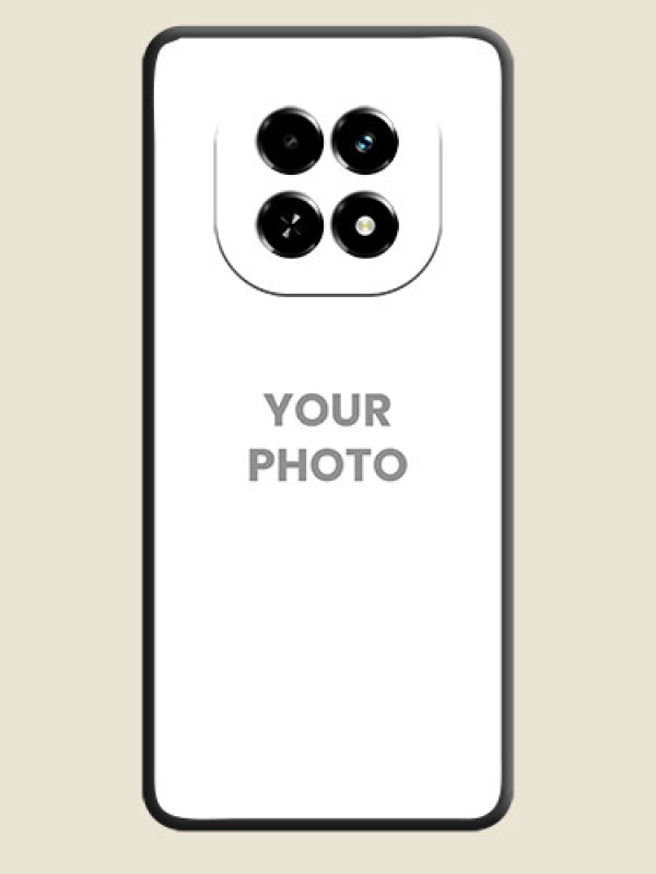 Custom Full Single Pic Upload On Space Black Custom Soft Matte Mobile Back Cover - Realme C63 5G - alternate view