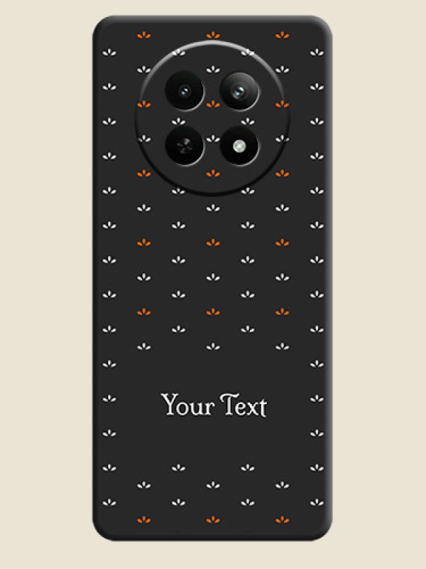 Custom Simple Pattern With Custom Text On Space Black Personalized Soft Matte Phone Covers - Realme C65 5G - alternate view