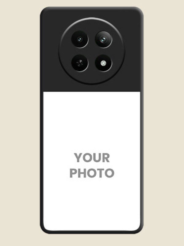 Custom Image Upload With Space Black Color On Custom Soft Matte Mobile Back Cover - Realme C65 5G - alternate view