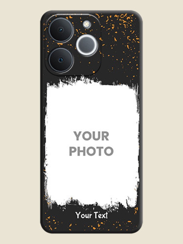 Custom Spray Free Design on Photo On Space Black Custom Soft Matte Mobile Back Cover - Realme C71 4G - alternate view