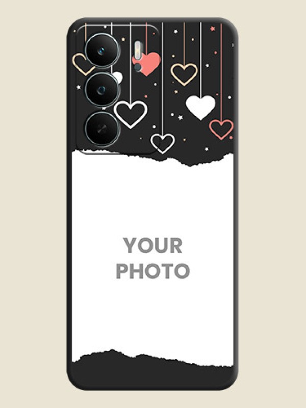 Custom Love Hangings with Splash Wave Picture On Space Black Custom Soft Matte Mobile Back Cover - Realme C71 5G - alternate view