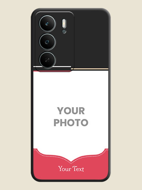 Custom Classic Plain Design with Name On Space Black Custom Soft Matte Mobile Back Cover - Realme C73 5G - alternate view