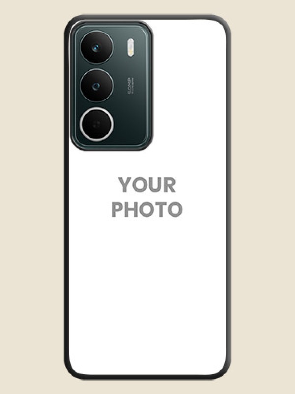 Custom Full Single Pic Upload On Space Black Custom Soft Matte Mobile Back Cover - Realme C75 5G - alternate view