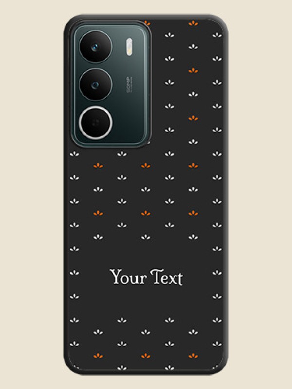 Custom Simple Pattern With Custom Text On Space Black Custom Soft Matte Mobile Back Cover - Realme C75 5G - alternate view
