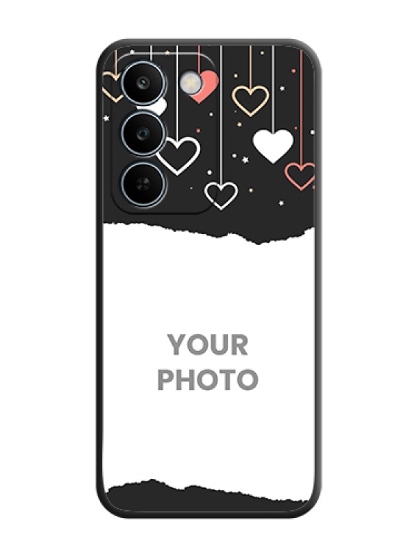 Custom Love Hangings with Splash Wave Picture On Space Black Custom Soft Matte Mobile Back Cover - Realme C83 5G - alternate view