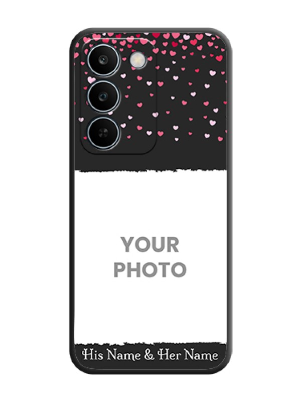Custom Fall in Love with Your Partner on Photo On Space Black Custom Soft Matte Mobile Back Cover - Realme C83 5G - alternate view