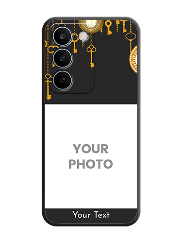 Custom Decorative Design with Text On Space Black Custom Soft Matte Mobile Back Cover - Realme C83 5G - alternate view