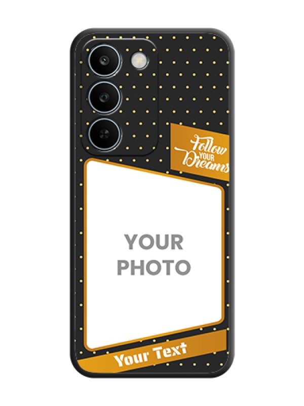 Custom Follow Your Dreams with White Dots On Space Black Custom Soft Matte Mobile Back Cover - Realme C83 5G - alternate view