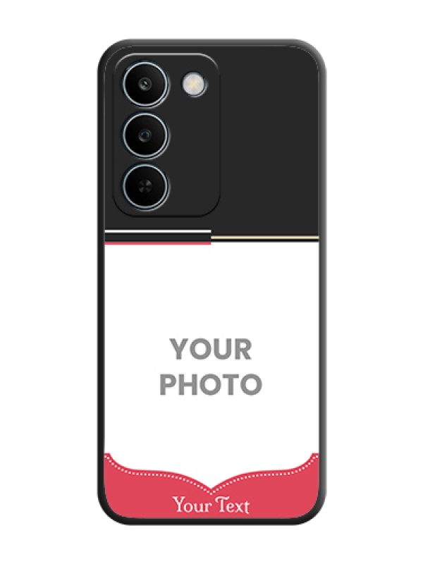 Custom Classic Plain Design with Name On Space Black Custom Soft Matte Mobile Back Cover - Realme C83 5G - alternate view