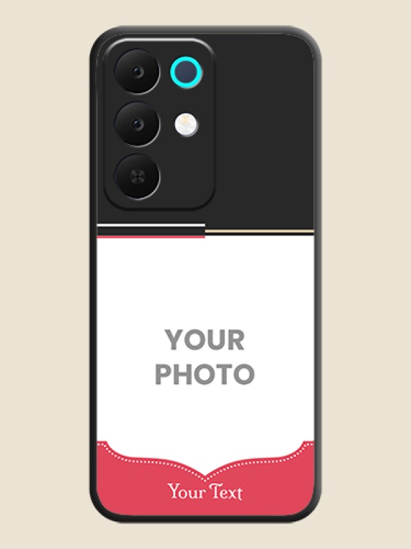 Custom Classic Plain Design with Name On Space Black Custom Soft Matte Mobile Back Cover - Realme C85 5G - alternate view