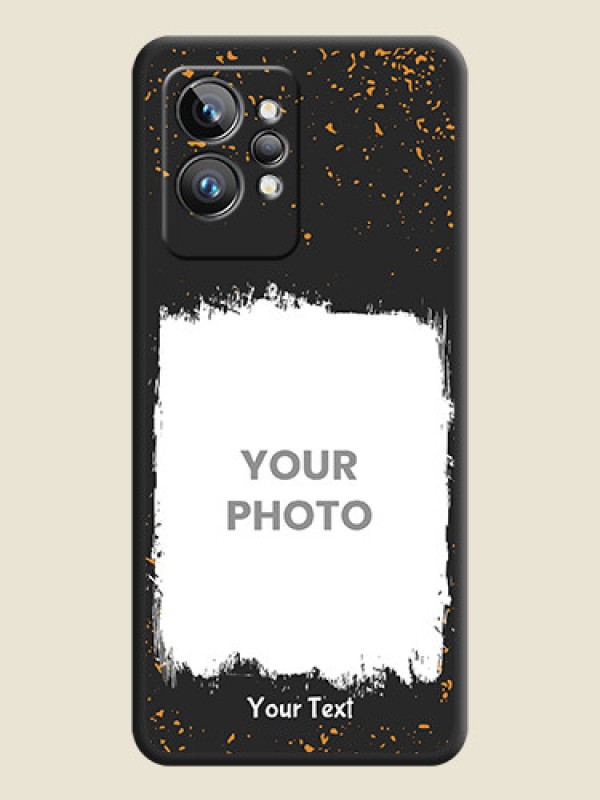 Custom Spray Free Design on Photo on Space Black Soft Matte Phone Cover - Realme GT 2 Pro 5G - alternate view