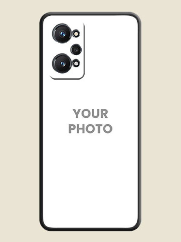 Custom Full Single Pic Upload On Space Black Personalized Soft Matte Phone Covers -Realme Gt 2 - alternate view