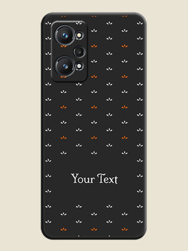 Custom Simple Pattern With Custom Text On Space Black Personalized Soft Matte Phone Covers -Realme Gt 2 - alternate view