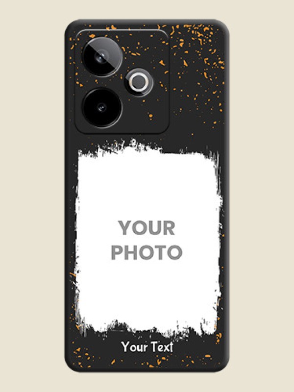 Custom Spray Free Design on Photo On Space Black Custom Soft Matte Mobile Back Cover - Realme GT 7 5G - alternate view