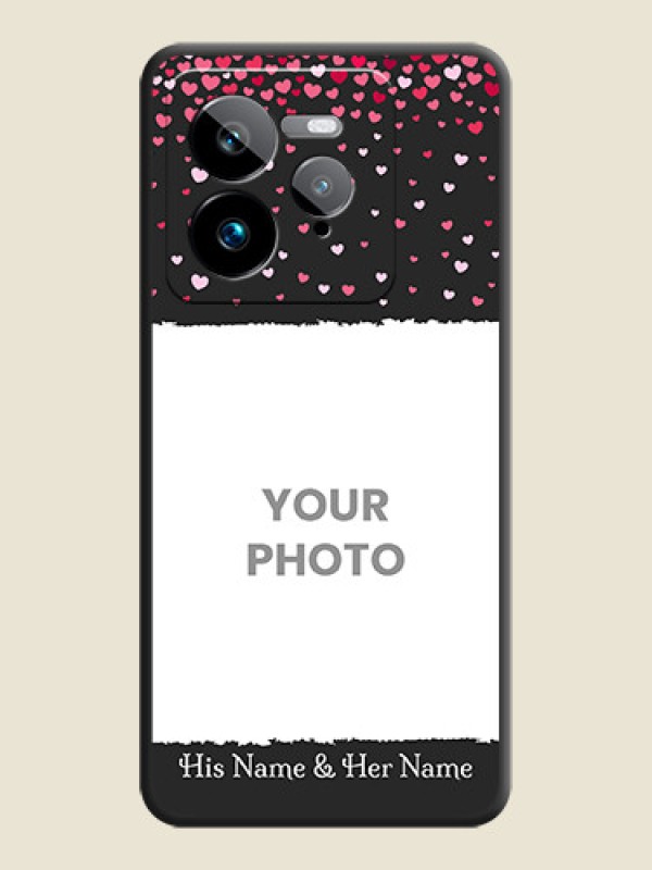 Custom Fall in Love with Your Partner on Photo On Space Black Custom Soft Matte Mobile Back Cover - Realme GT 7 Pro - alternate view