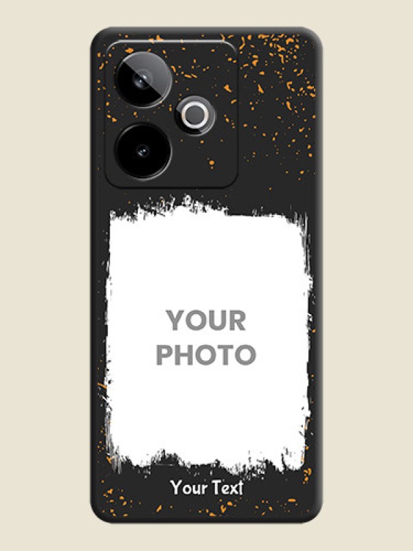 Custom Spray Free Design on Photo On Space Black Custom Soft Matte Mobile Back Cover - Realme GT 7T 5G - alternate view