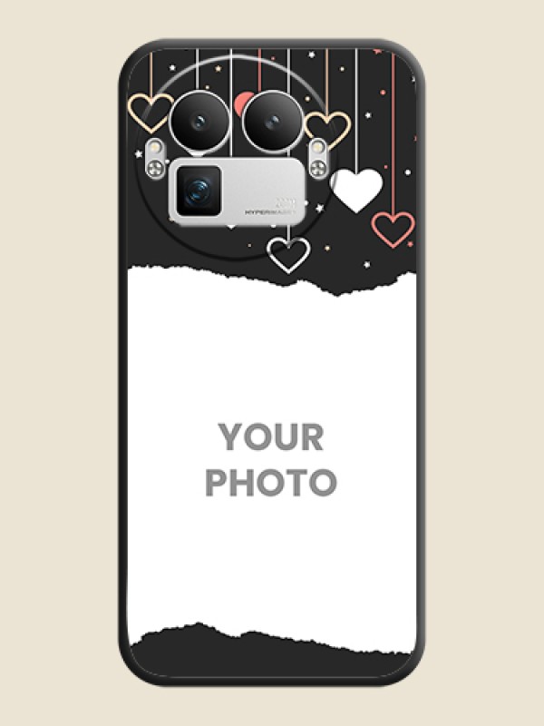 Custom Love Hangings with Splash Wave Picture On Space Black Custom Soft Matte Mobile Back Cover - Realme GT 8 Pro - alternate view