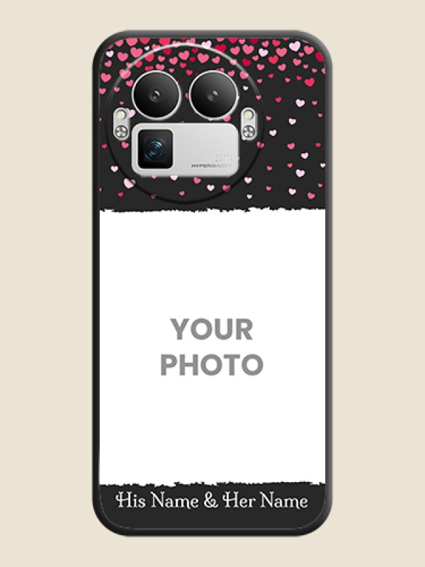 Custom Fall in Love with Your Partner on Photo On Space Black Custom Soft Matte Mobile Back Cover - Realme GT 8 Pro - alternate view
