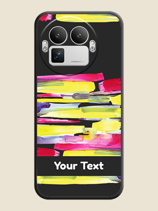 Custom Brush Coloured On Space Black Custom Soft Matte Mobile Back Cover - Realme GT 8 Pro - alternate view