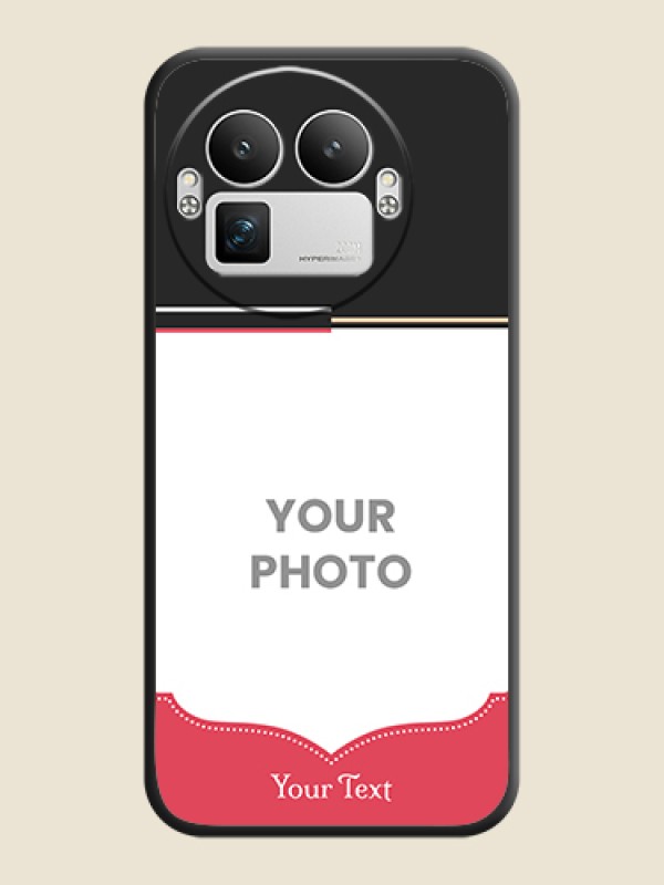 Custom Classic Plain Design with Name On Space Black Custom Soft Matte Mobile Back Cover - Realme GT 8 Pro - alternate view