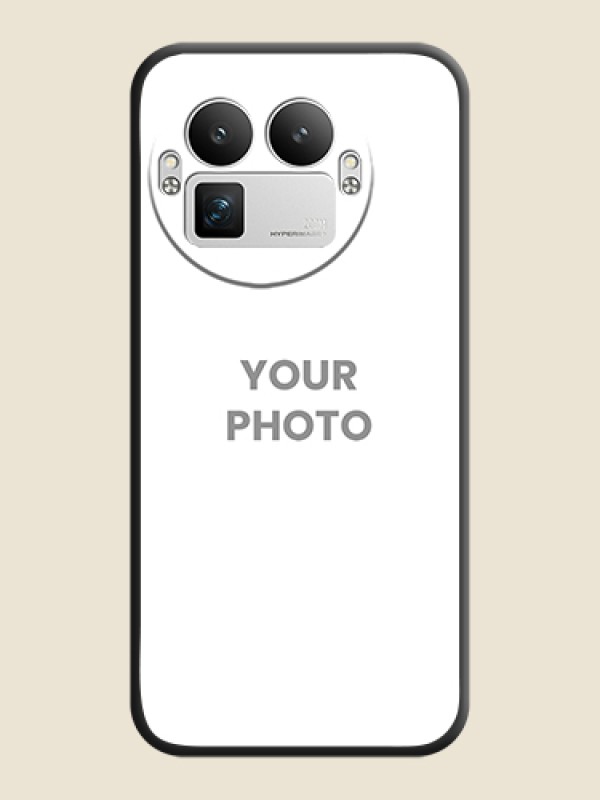Custom Full Single Pic Upload On Space Black Custom Soft Matte Mobile Back Cover - Realme GT 8 Pro - alternate view