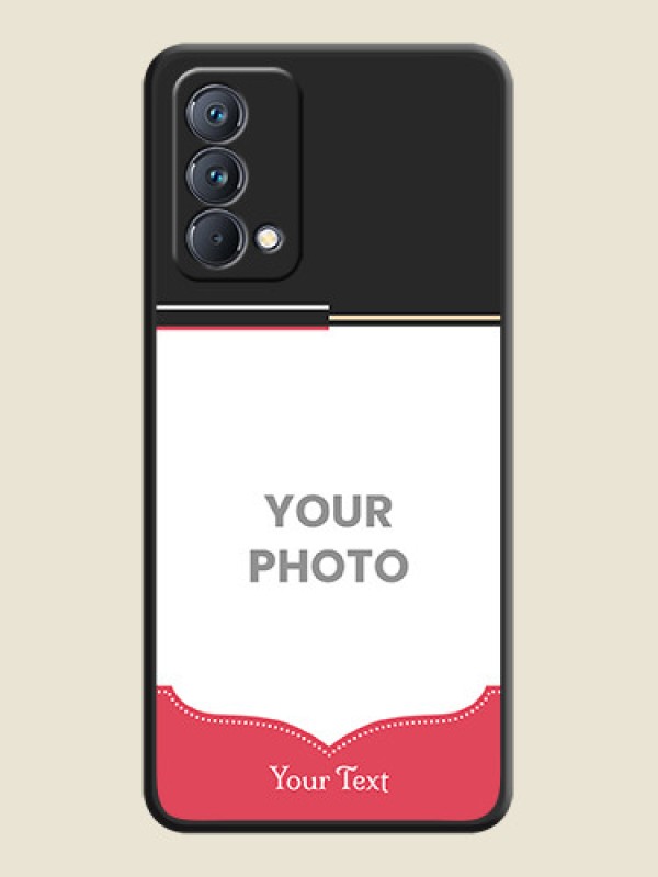 Custom Classic Plain Design with Name on Photo on Space Black Soft Matte Phone Cover - Realme GT Master - alternate view
