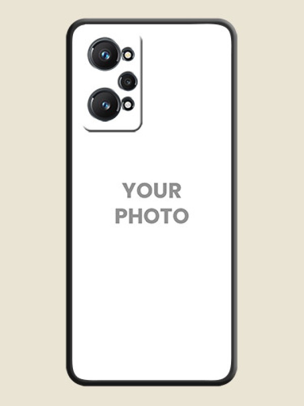 Custom Full Single Pic Upload On Space Black Personalized Soft Matte Phone Covers -Realme Gt Neo 2 5G - alternate view